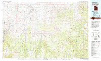 Seep Ridge Utah Historical topographic map, 1:100000 scale, 30 X 60 Minute, Year 1981