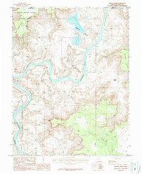 Shafer Basin Utah Historical topographic map, 1:24000 scale, 7.5 X 7.5 Minute, Year 1987