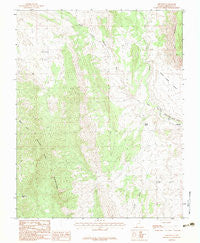 Shivwits Utah Historical topographic map, 1:24000 scale, 7.5 X 7.5 Minute, Year 1983
