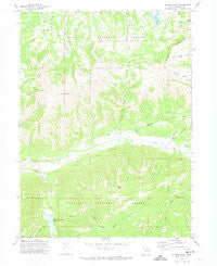 Slader Basin Utah Historical topographic map, 1:24000 scale, 7.5 X 7.5 Minute, Year 1972