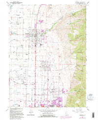 Smithfield Utah Historical topographic map, 1:24000 scale, 7.5 X 7.5 Minute, Year 1964