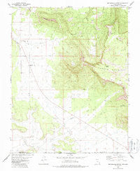 Smithsonian Butte Utah Historical topographic map, 1:24000 scale, 7.5 X 7.5 Minute, Year 1980