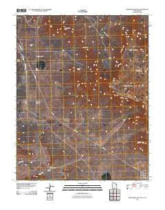 Smithsonian Butte Utah Historical topographic map, 1:24000 scale, 7.5 X 7.5 Minute, Year 2011