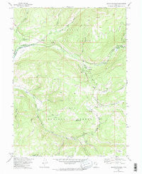 Soapstone Basin Utah Historical topographic map, 1:24000 scale, 7.5 X 7.5 Minute, Year 1972