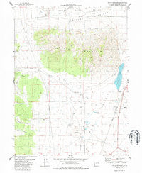 South Mountain Utah Historical topographic map, 1:24000 scale, 7.5 X 7.5 Minute, Year 1980