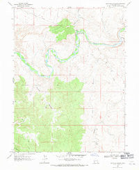 Southam Canyon Utah Historical topographic map, 1:24000 scale, 7.5 X 7.5 Minute, Year 1968