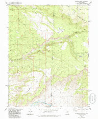Steamboat Mesa Utah Historical topographic map, 1:24000 scale, 7.5 X 7.5 Minute, Year 1985