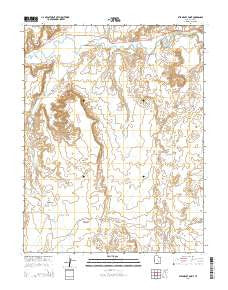 Steamboat Point Utah Current topographic map, 1:24000 scale, 7.5 X 7.5 Minute, Year 2014