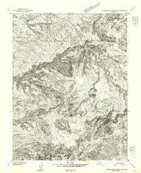 Stinking Spring Creek 2 SW Utah Historical topographic map, 1:24000 scale, 7.5 X 7.5 Minute, Year 1954