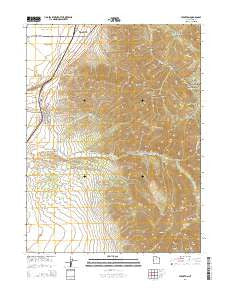 Stockton Utah Current topographic map, 1:24000 scale, 7.5 X 7.5 Minute, Year 2014
