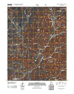 Straight Canyon Utah Historical topographic map, 1:24000 scale, 7.5 X 7.5 Minute, Year 2011