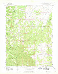 Strawberry Reservoir SW Utah Historical topographic map, 1:24000 scale, 7.5 X 7.5 Minute, Year 1966