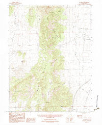 Sugarloaf Utah Historical topographic map, 1:24000 scale, 7.5 X 7.5 Minute, Year 1983