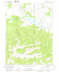 Swallow Canyon Utah Historical topographic map, 1:24000 scale, 7.5 X 7.5 Minute, Year 1952