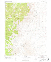 Tabbys Peak Utah Historical topographic map, 1:24000 scale, 7.5 X 7.5 Minute, Year 1955