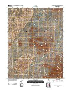Tanner Creek Narrows Utah Historical topographic map, 1:24000 scale, 7.5 X 7.5 Minute, Year 2010