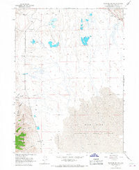 Thatcher Mountain SW Utah Historical topographic map, 1:24000 scale, 7.5 X 7.5 Minute, Year 1966