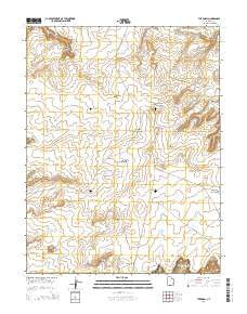 The Knoll Utah Current topographic map, 1:24000 scale, 7.5 X 7.5 Minute, Year 2014