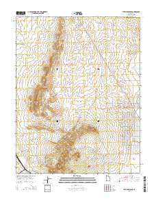 The Three Peaks Utah Current topographic map, 1:24000 scale, 7.5 X 7.5 Minute, Year 2014