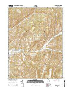 Turner Hollow Utah Current topographic map, 1:24000 scale, 7.5 X 7.5 Minute, Year 2014