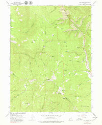 Twin Peaks Utah Historical topographic map, 1:24000 scale, 7.5 X 7.5 Minute, Year 1967