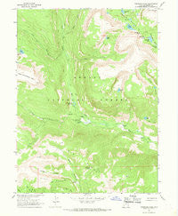Tworoose Pass Utah Historical topographic map, 1:24000 scale, 7.5 X 7.5 Minute, Year 1967