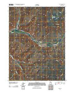 Upton Utah Historical topographic map, 1:24000 scale, 7.5 X 7.5 Minute, Year 2011