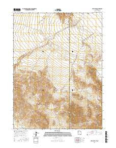 Utah Peak Utah Current topographic map, 1:24000 scale, 7.5 X 7.5 Minute, Year 2017
