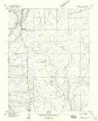 Verdure 2 NE Utah Historical topographic map, 1:24000 scale, 7.5 X 7.5 Minute, Year 1958