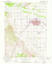 Vernal NE Utah Historical topographic map, 1:24000 scale, 7.5 X 7.5 Minute, Year 1964