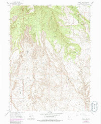 Vernal NW Utah Historical topographic map, 1:24000 scale, 7.5 X 7.5 Minute, Year 1964