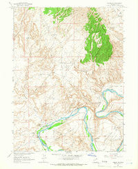 Vernal SE Utah Historical topographic map, 1:24000 scale, 7.5 X 7.5 Minute, Year 1964