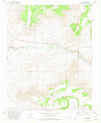 Virgin Utah Historical topographic map, 1:24000 scale, 7.5 X 7.5 Minute, Year 1980