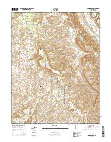 Wagon Box Mesa Utah Current topographic map, 1:24000 scale, 7.5 X 7.5 Minute, Year 2014
