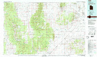 Wah Wah Mts. North Utah Historical topographic map, 1:100000 scale, 30 X 60 Minute, Year 1980