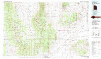 Wah Wah Mts. South Utah Historical topographic map, 1:100000 scale, 30 X 60 Minute, Year 1980