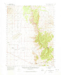 Wah Wah Summit Utah Historical topographic map, 1:62500 scale, 15 X 15 Minute, Year 1960