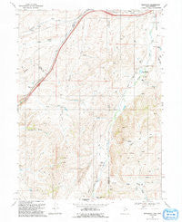 Wahsatch Utah Historical topographic map, 1:24000 scale, 7.5 X 7.5 Minute, Year 1991