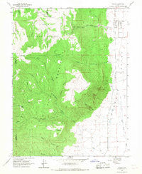 Wales Utah Historical topographic map, 1:24000 scale, 7.5 X 7.5 Minute, Year 1965