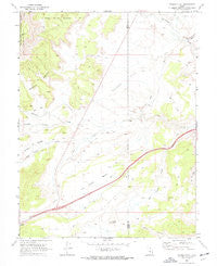 Walker Flat Utah Historical topographic map, 1:24000 scale, 7.5 X 7.5 Minute, Year 1968