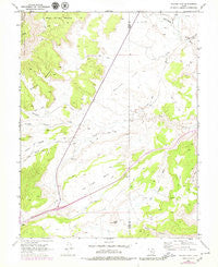 Walker Flat Utah Historical topographic map, 1:24000 scale, 7.5 X 7.5 Minute, Year 1968