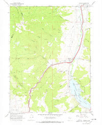 Wanship Utah Historical topographic map, 1:24000 scale, 7.5 X 7.5 Minute, Year 1967