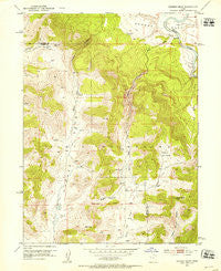 Warren Draw Utah Historical topographic map, 1:24000 scale, 7.5 X 7.5 Minute, Year 1952