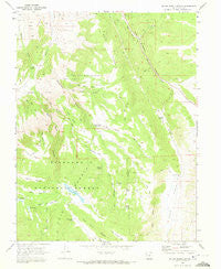 Water Creek Canyon Utah Historical topographic map, 1:24000 scale, 7.5 X 7.5 Minute, Year 1968