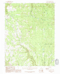 Webster Flat Utah Historical topographic map, 1:24000 scale, 7.5 X 7.5 Minute, Year 1985