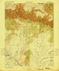 Wellington Utah Historical topographic map, 1:62500 scale, 15 X 15 Minute, Year 1915