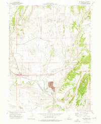 Wellington Utah Historical topographic map, 1:24000 scale, 7.5 X 7.5 Minute, Year 1972