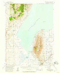 West Mountain Utah Historical topographic map, 1:62500 scale, 15 X 15 Minute, Year 1950