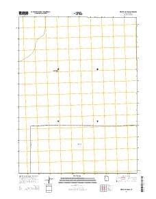 West of Big Pass Utah Current topographic map, 1:24000 scale, 7.5 X 7.5 Minute, Year 2014