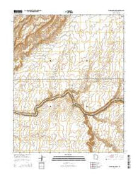 Whirlwind Draw Utah Current topographic map, 1:24000 scale, 7.5 X 7.5 Minute, Year 2014